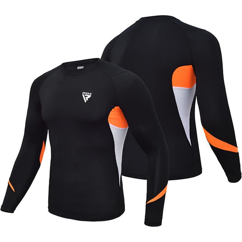 RDX L3 BASE LAYER RASH GUARD SWEATSHIRT/Org-3